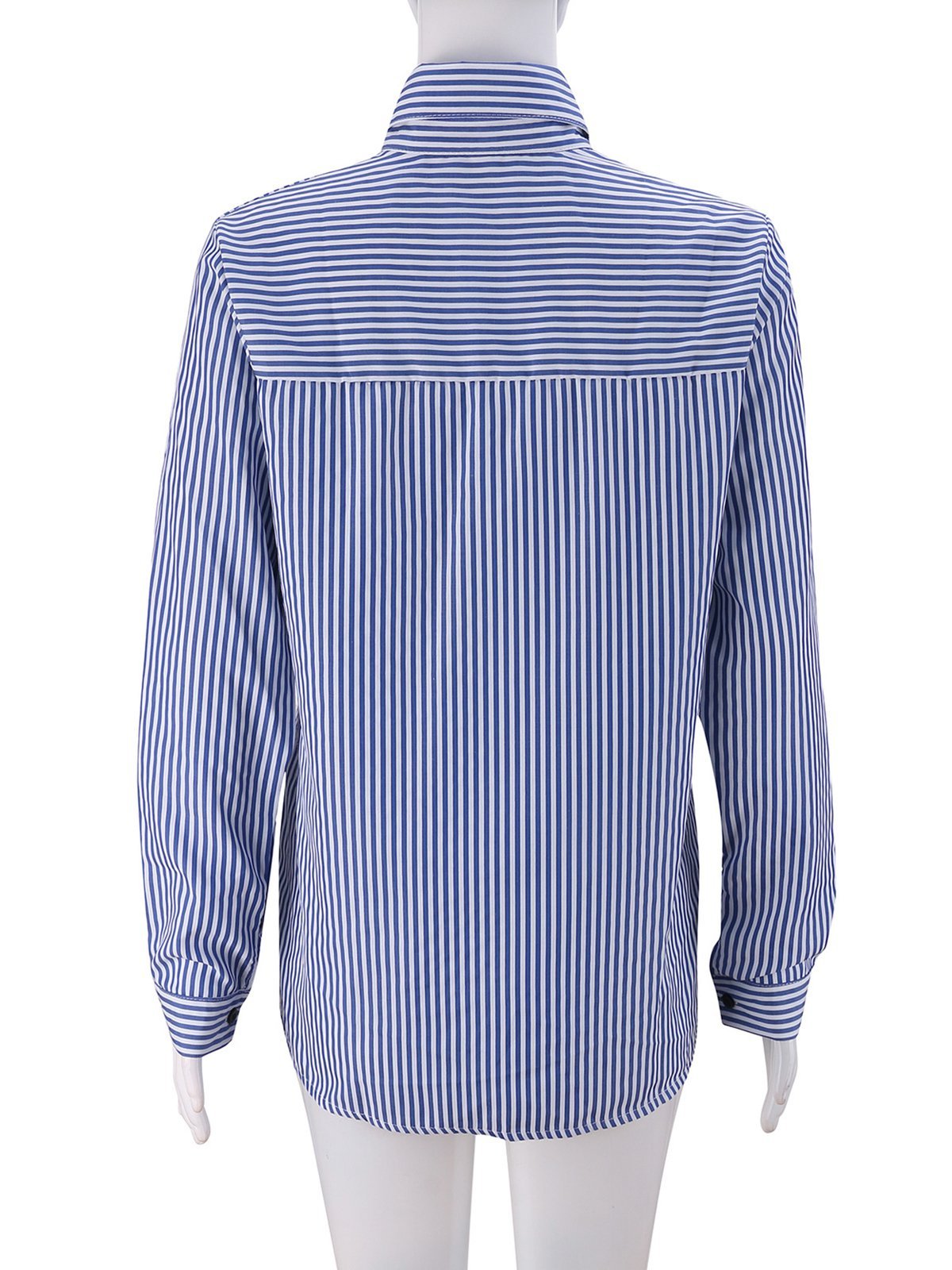 Casual Shirt Collar Blouses